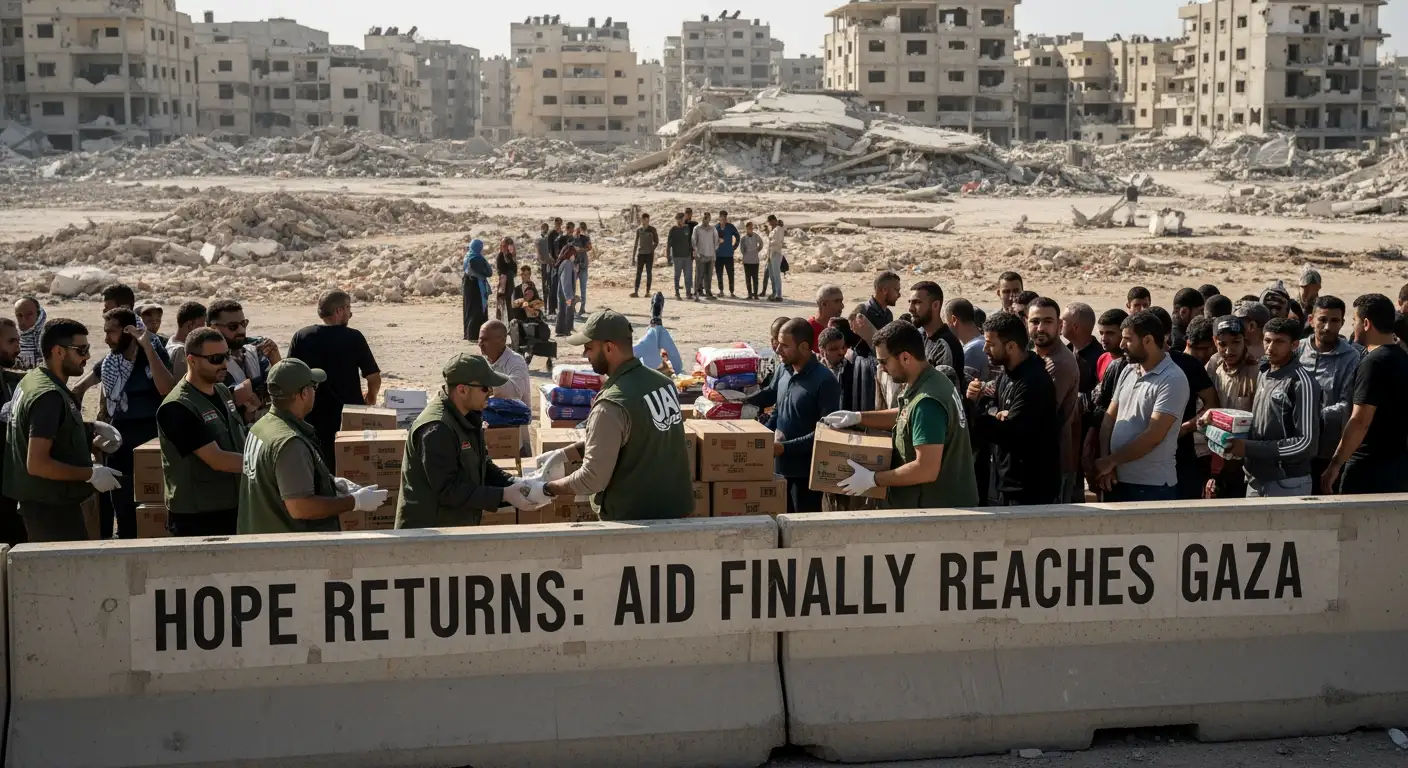 Hope Arrives: Gaza Crossing Opens 🚀🔥 thumbnail