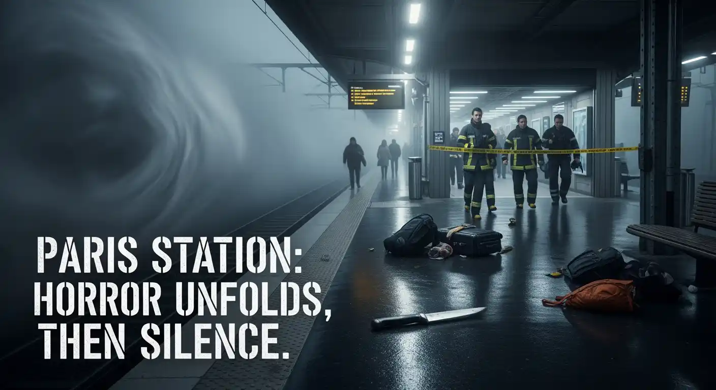 Paris Station Shooting: Chaos & Tragedy 💔🔥 thumbnail