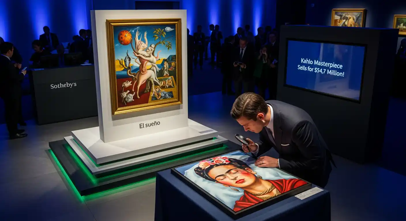 Frida Kahlo's "El Sueño" Sold For $54.7M! 🔥📈 thumbnail