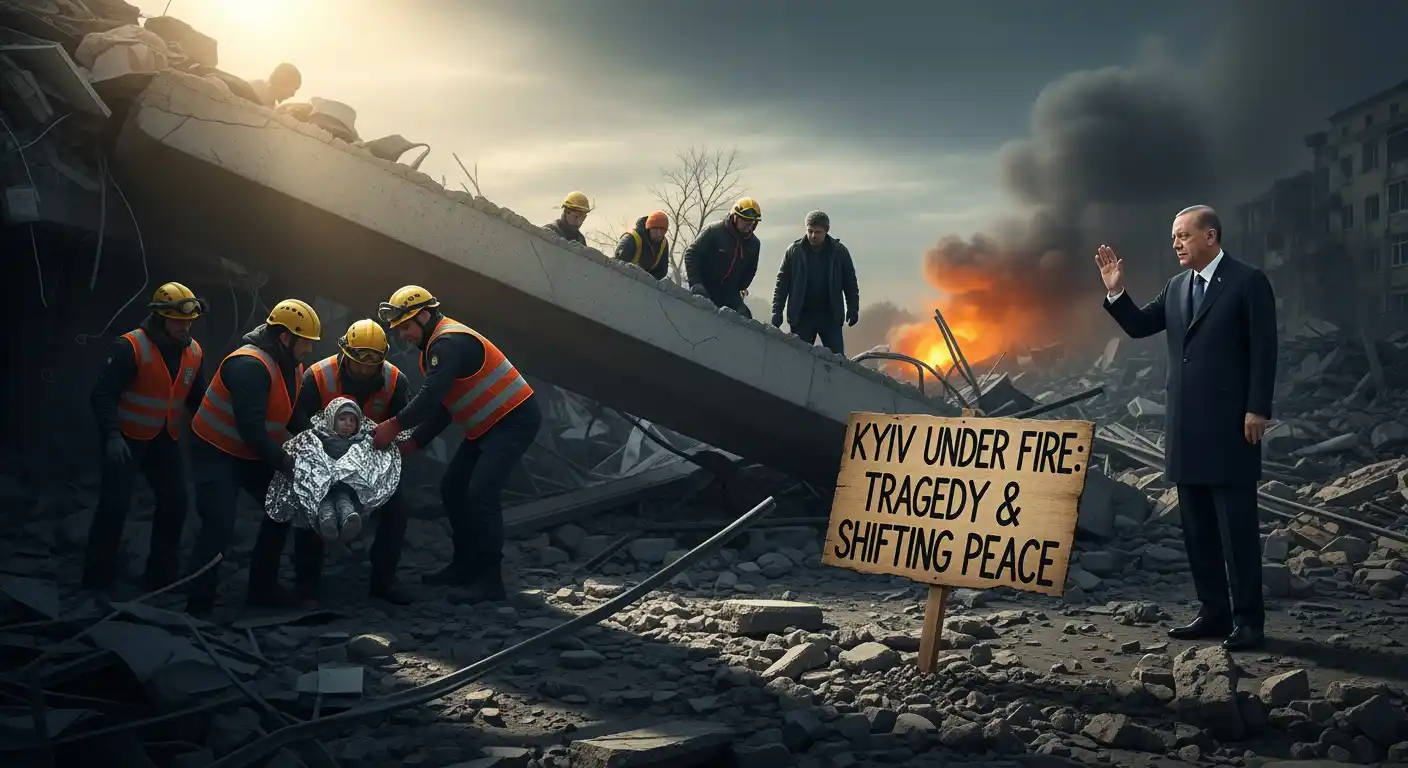 Kyiv Under Fire 💔: Rescue & Shifting Peace Talks 🇺🇦 thumbnail