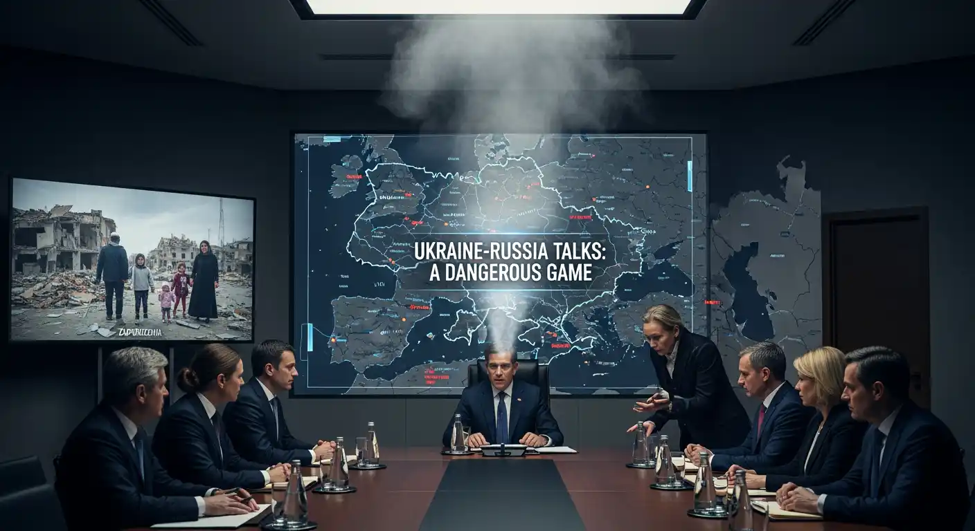 Ukraine-Russia Talks: Smoke, Secrets & War 💔🔥 thumbnail