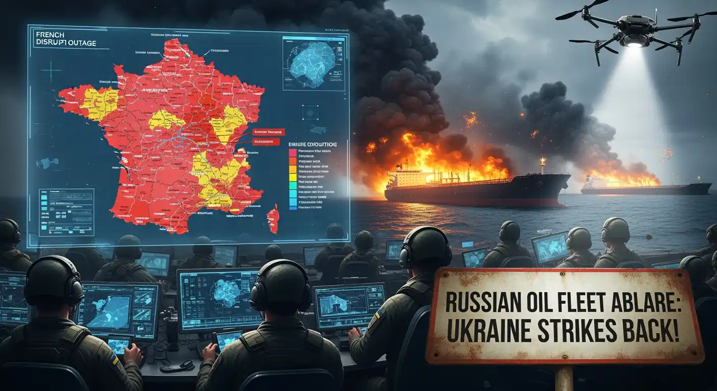 🔥 Black Sea Strikes: Oil Tankers Ablaze 💥 thumbnail