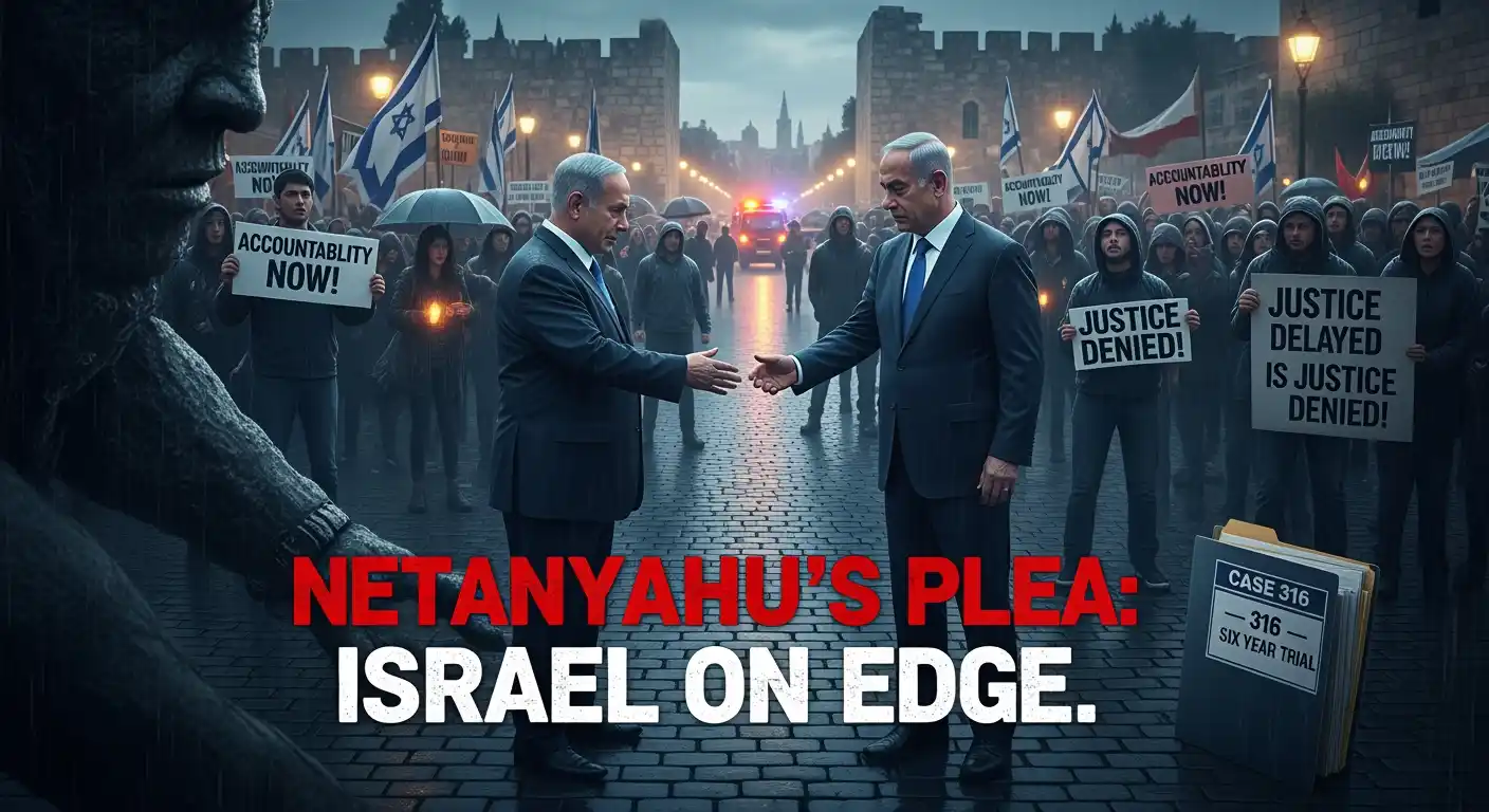 Netanyahu's Plea: Israel's Future Hangs In ⚖️🔥 thumbnail