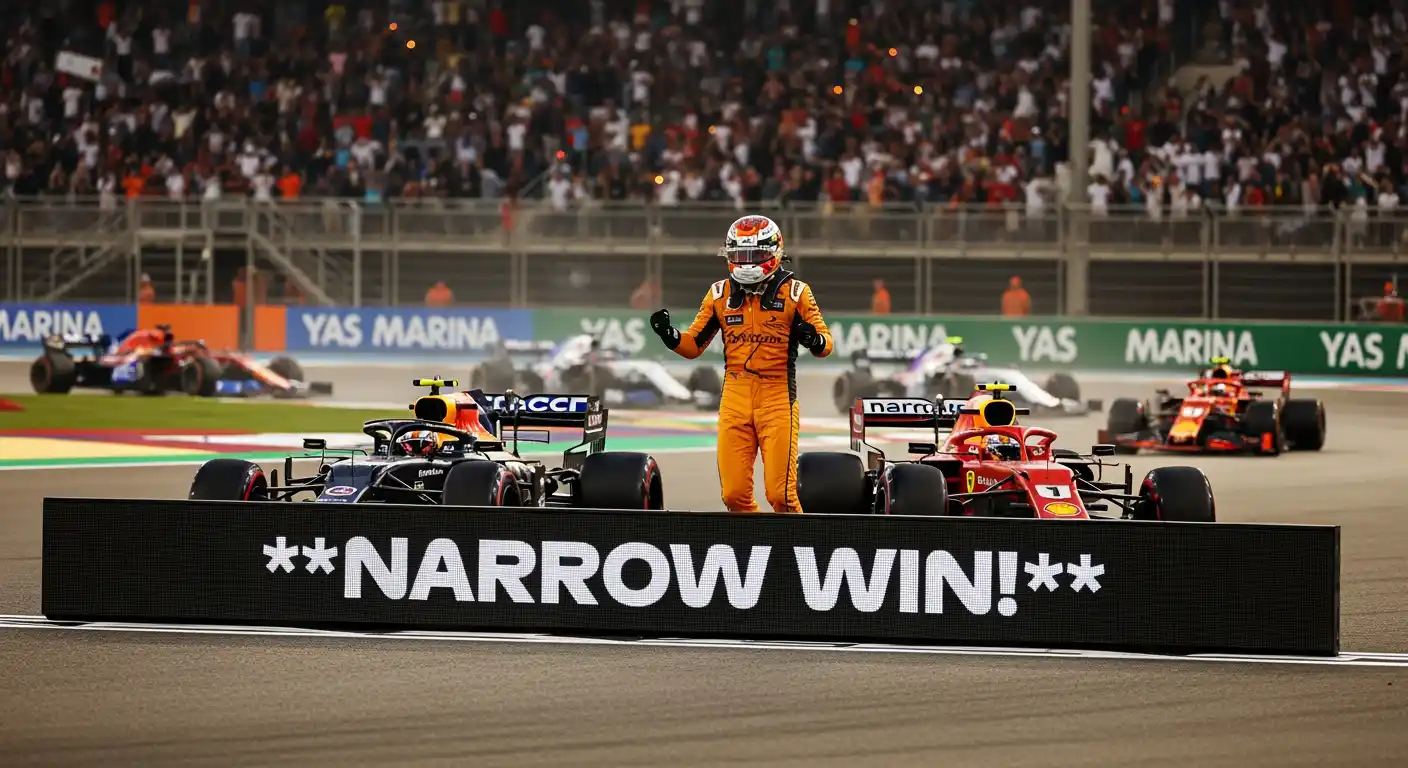 Norris Wins! 🏆🤯 F1 Championship Secured! thumbnail