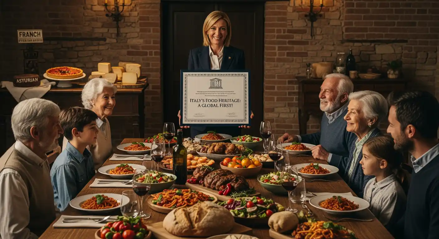 🍝 Italy's Food Heritage: A World First! 🇮🇹 thumbnail