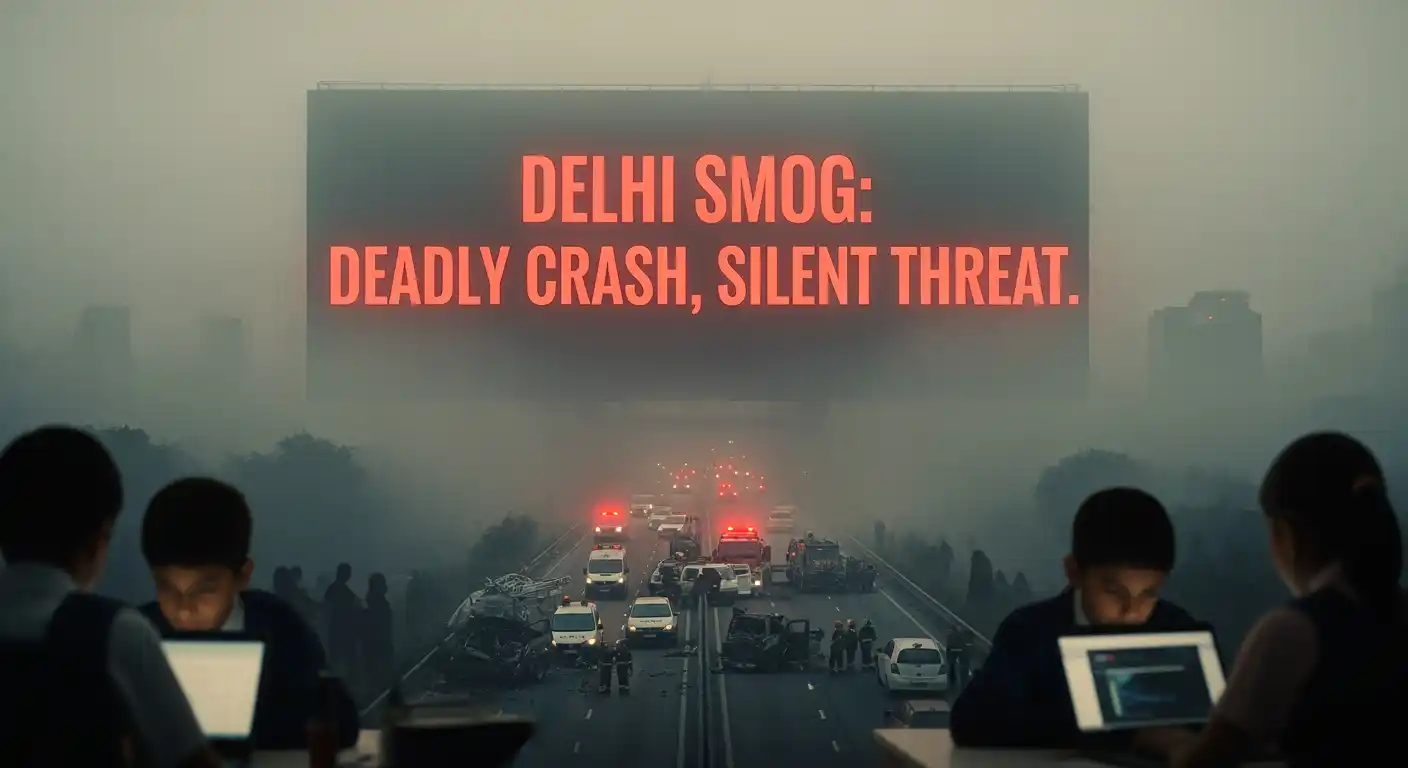 Delhi Smog: A Silent Threat 💨💔 Critical Update thumbnail