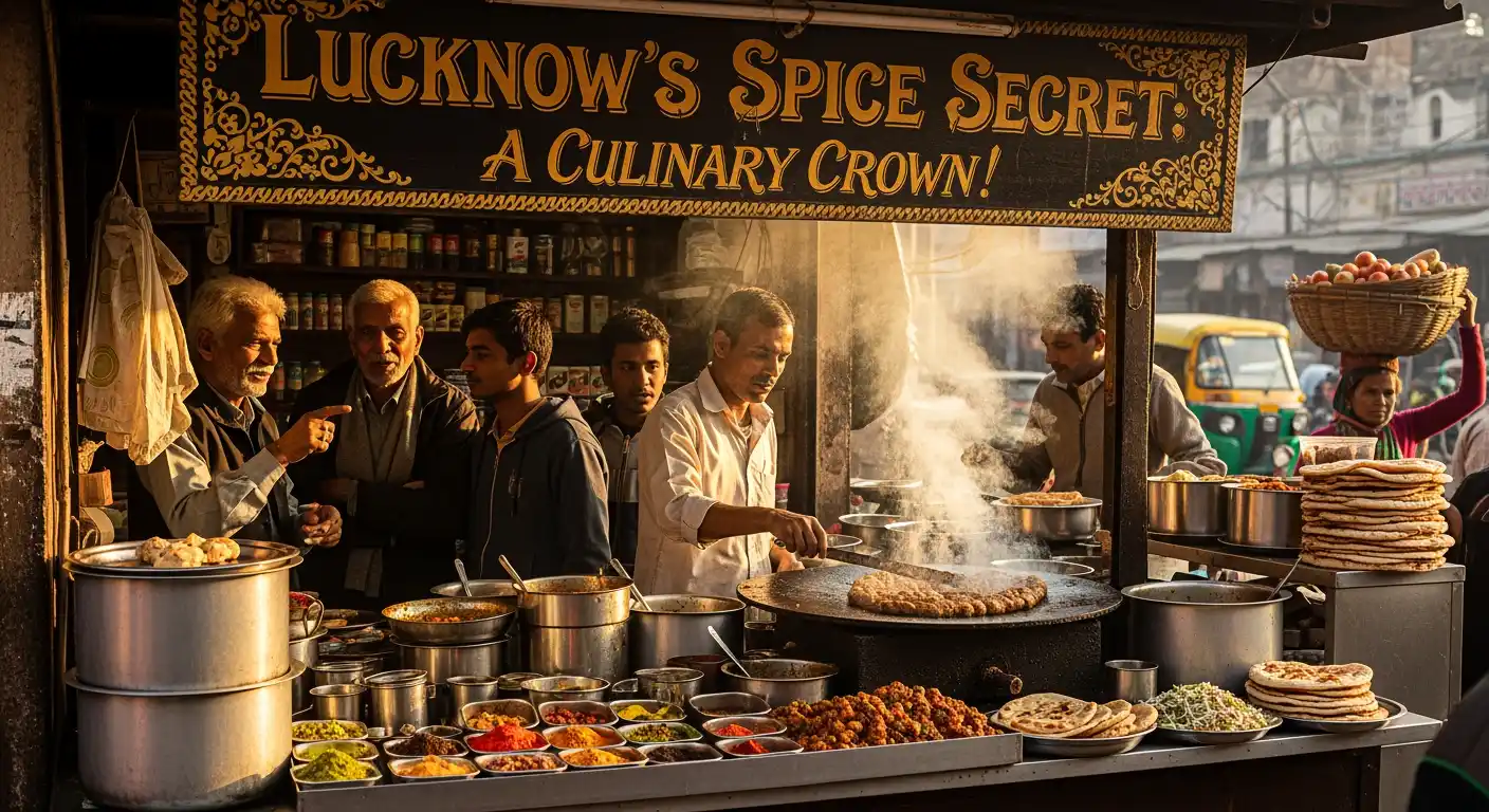 Lucknow's Spice Secrets: A Culinary Treasure 🌶️👑 thumbnail