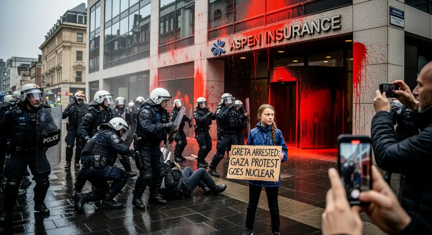 Greta Arrested: Gaza Protest Turns Chaotic 💥🇵🇸 thumbnail