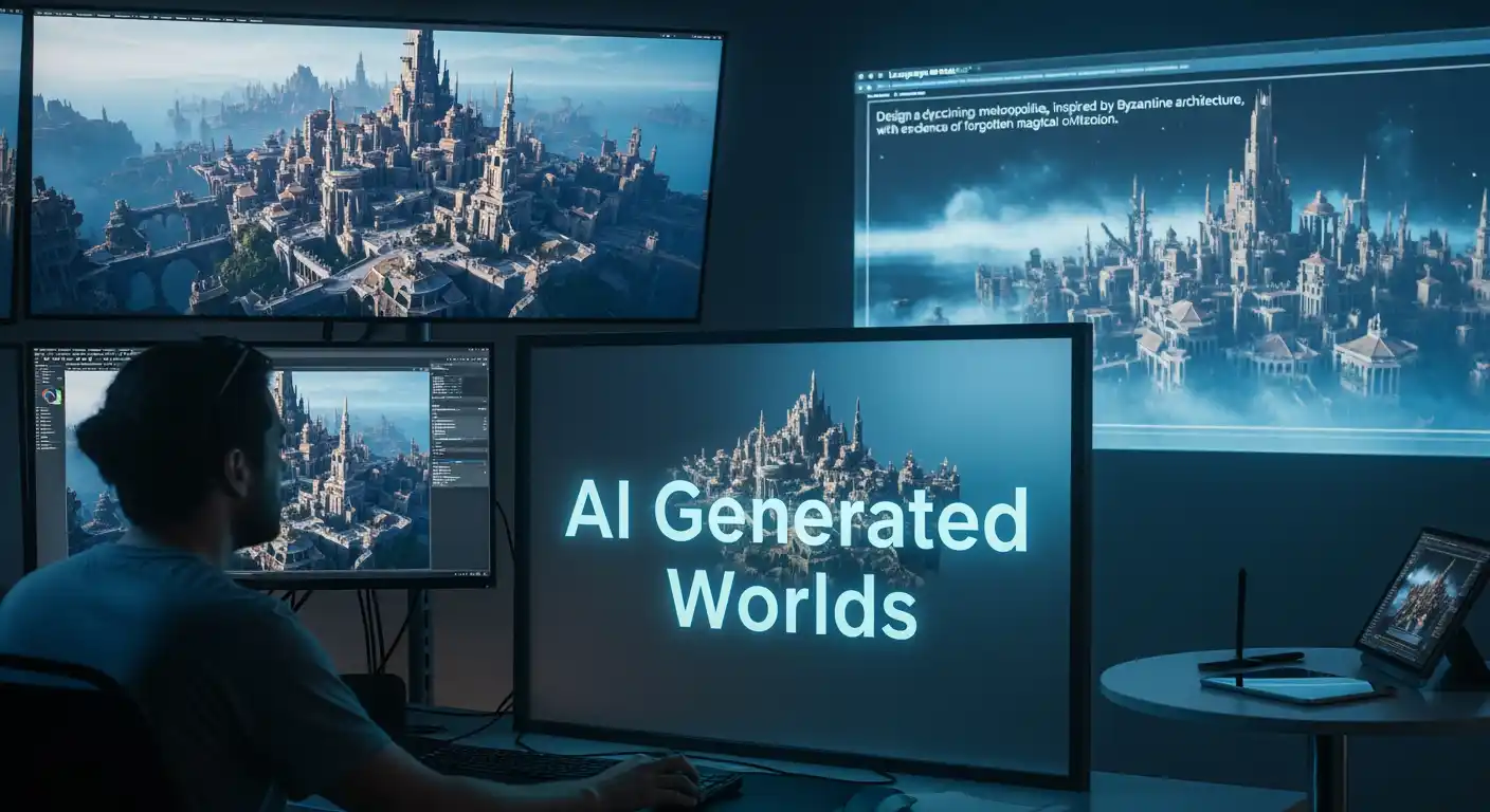 🤯 WorldGen: AI Builds Worlds 🔥🚀 thumbnail