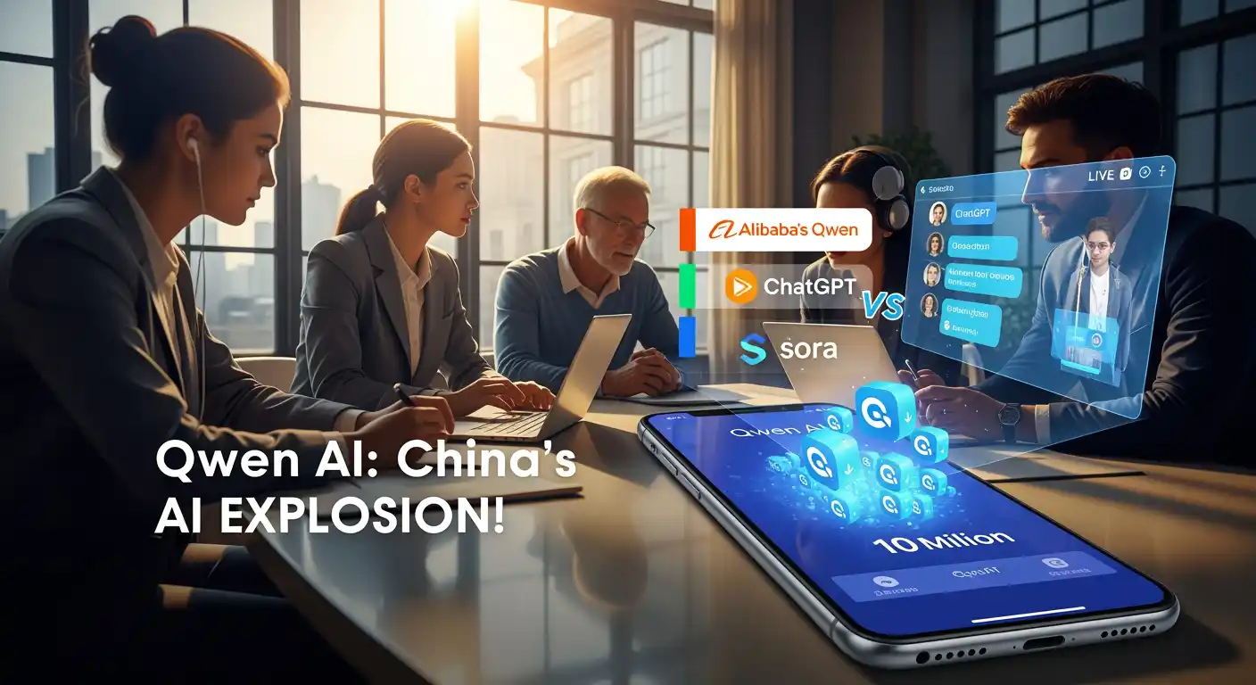 AI Boom! Qwen Surges - 🚀 Game Changer 🤯 thumbnail