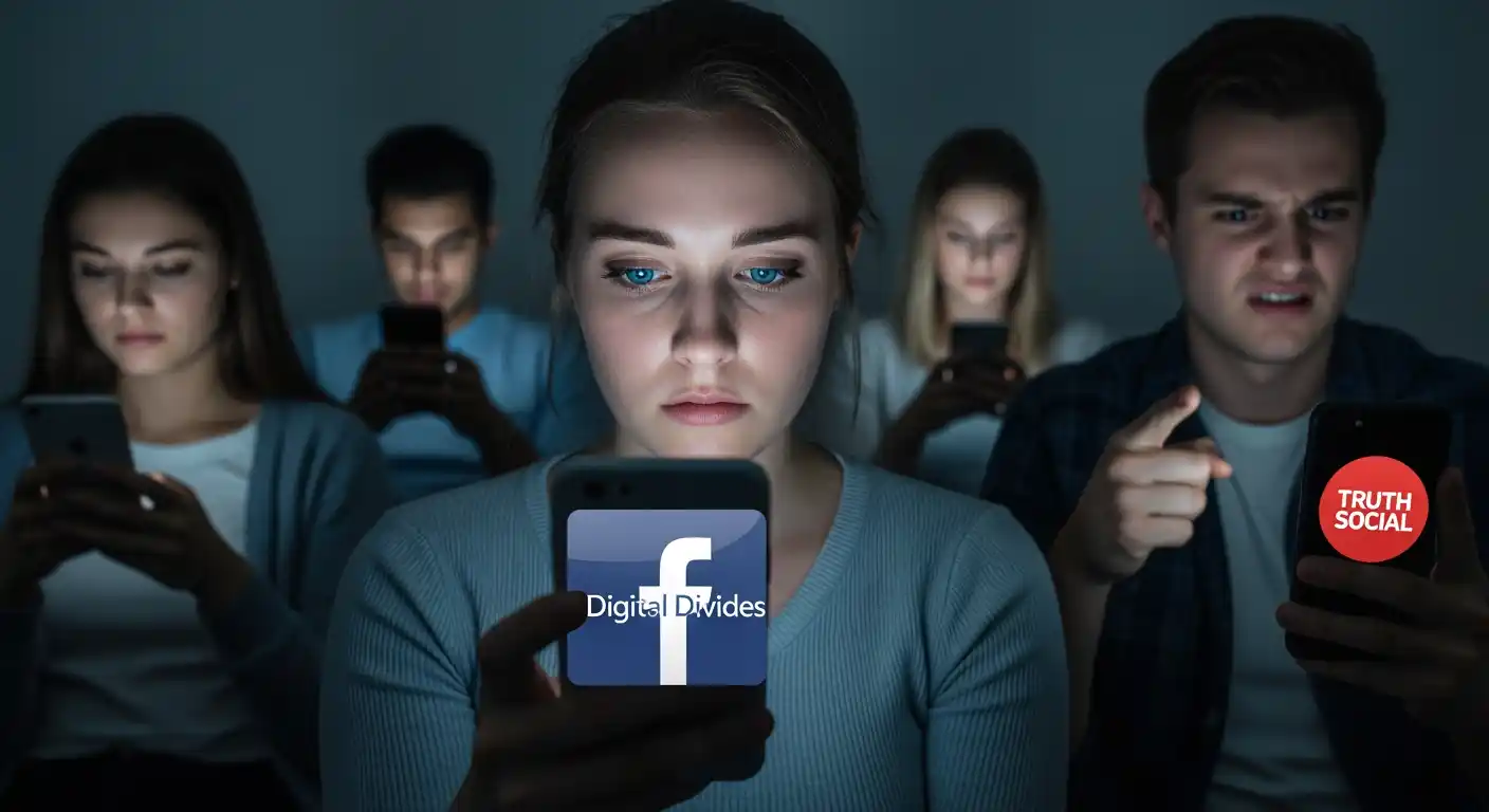 Social Media Chaos: Divided America 💔📉 thumbnail