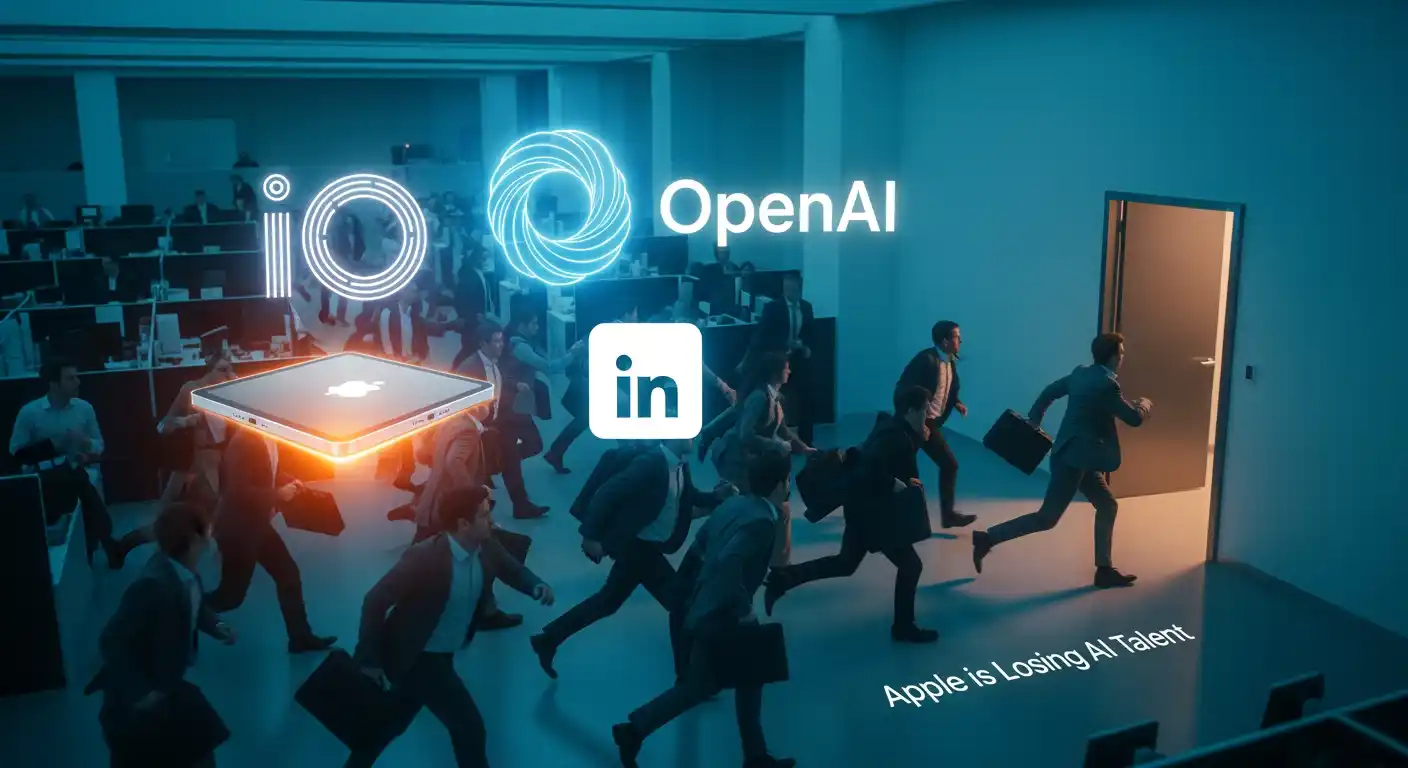 Apple's Brain Drain: OpenAI's Shocking Takeover 🤯 🚀 thumbnail