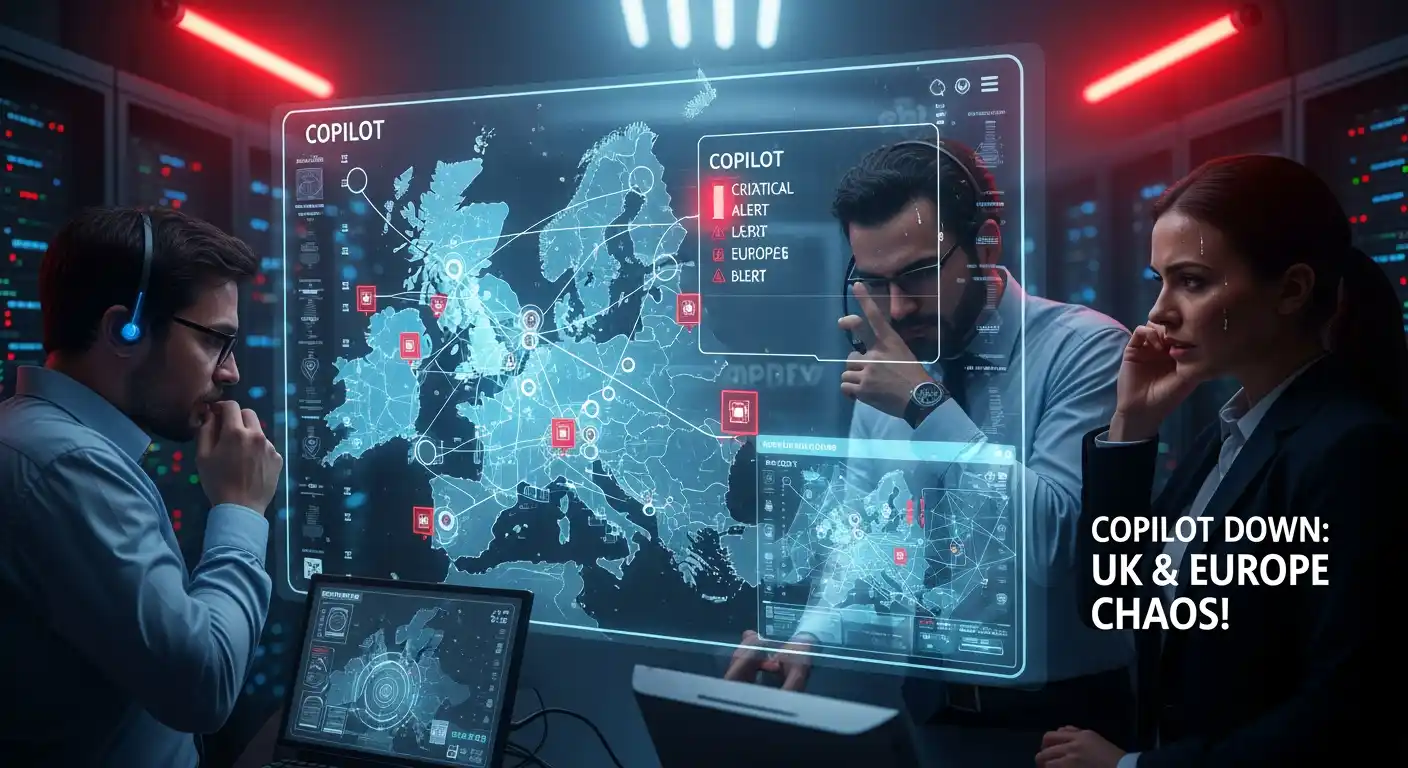 Microsoft Chaos! Copilot Down 💥 UK/Europe 🤯 thumbnail