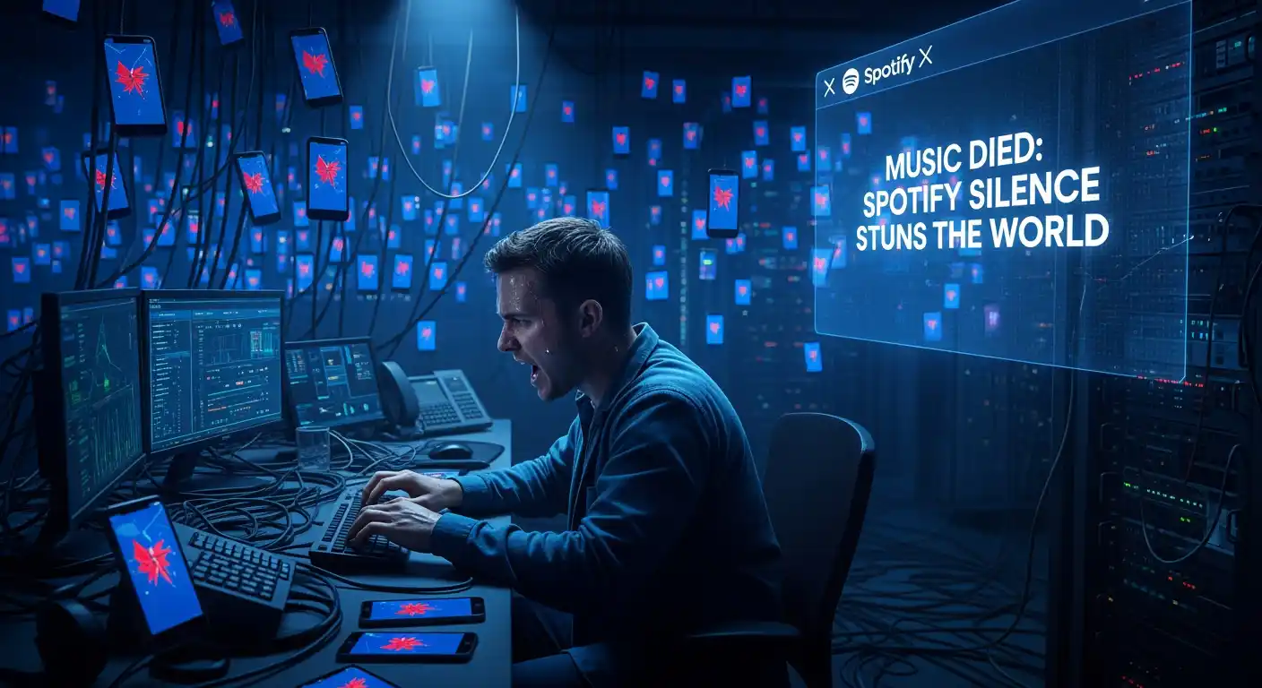 Music Vanished! 🎶 Spotify Down – Mystery 🤯 thumbnail
