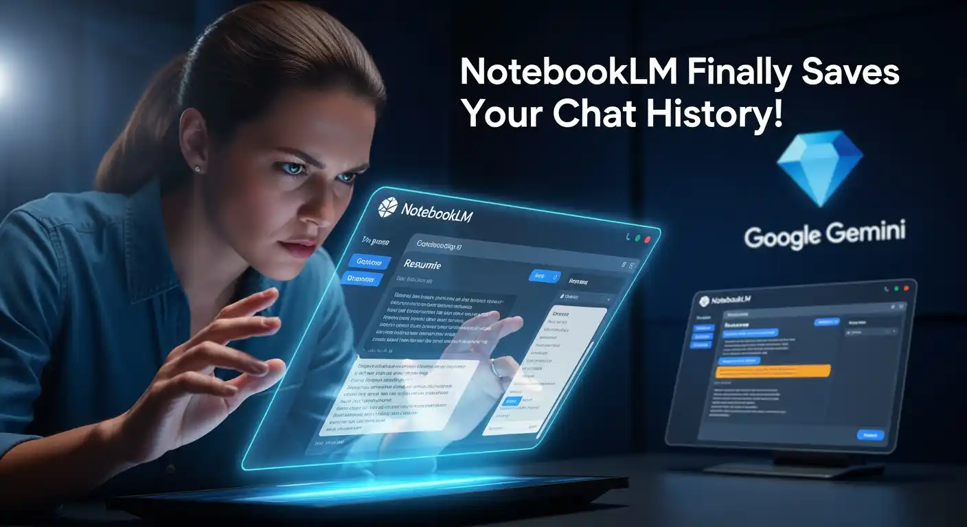 NotebookLM Chat History: Finally Saved! 🚀🧠 thumbnail